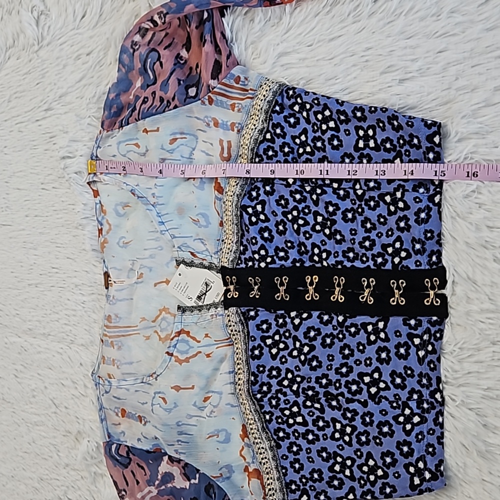 Free People Walk That Way Printed Top - Picture 7 of 9